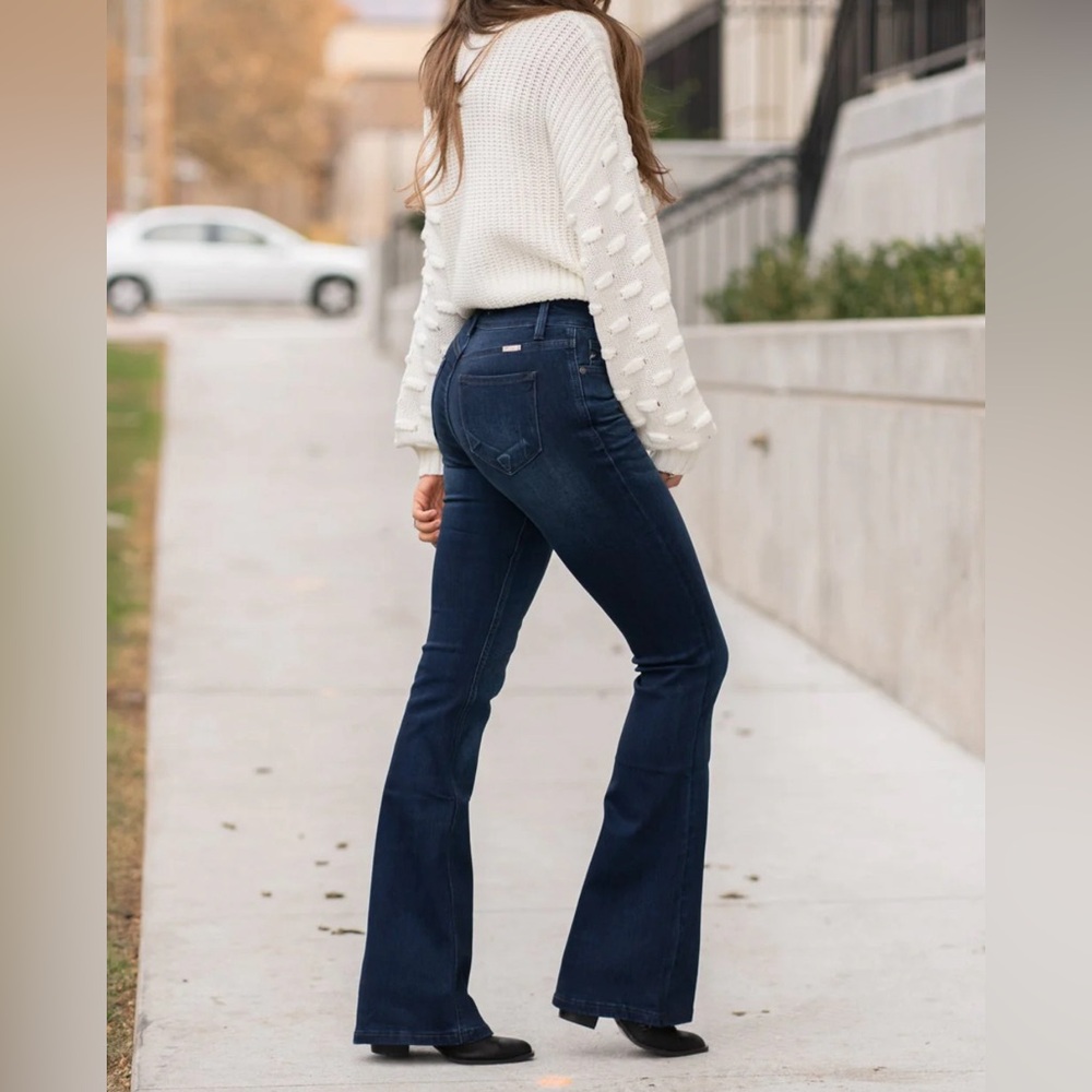 KanCan Allie Mid Rise Flare Jeans